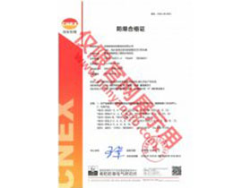 南洋防爆電機(jī)BT4防爆證書(shū)